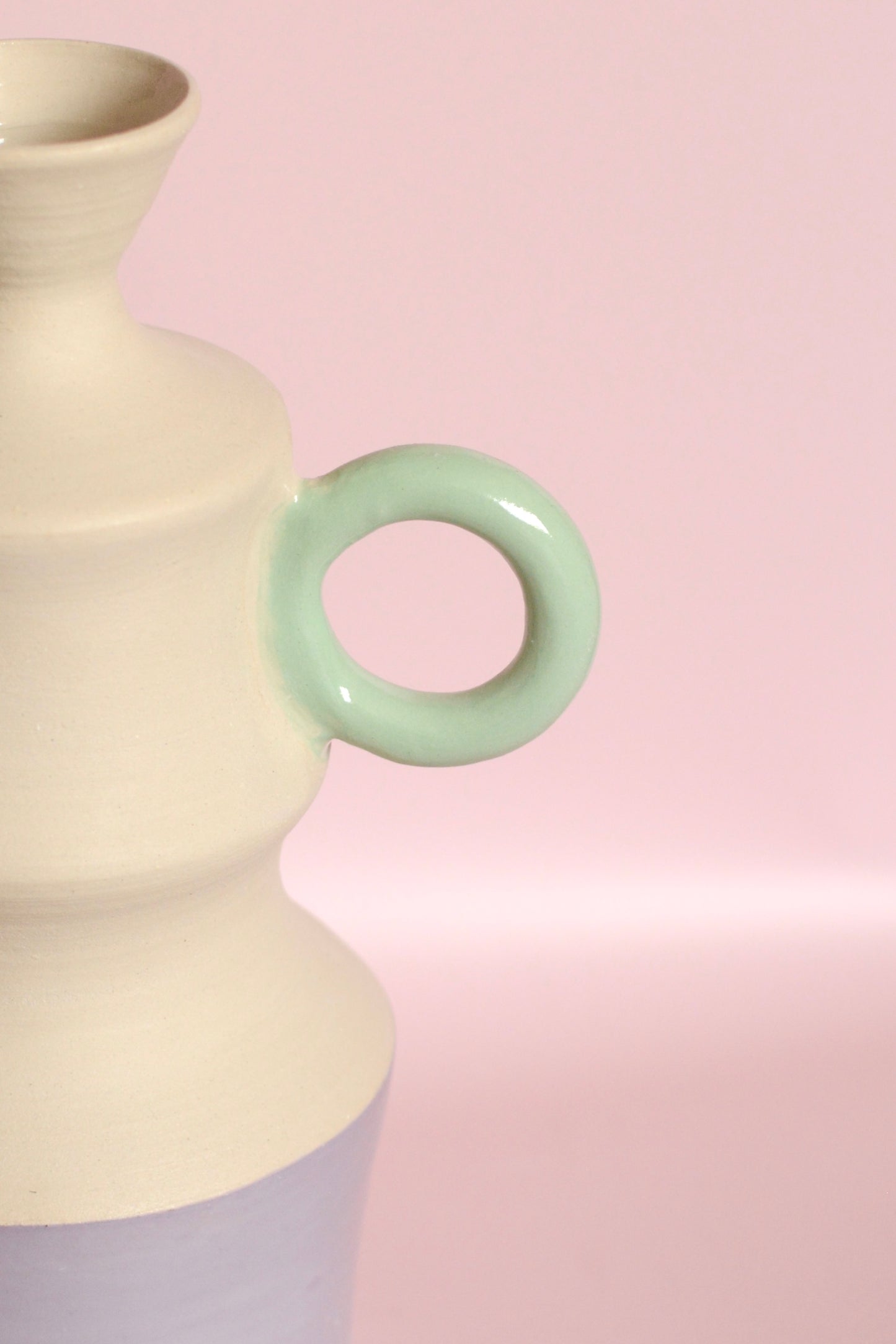 Vase coloré