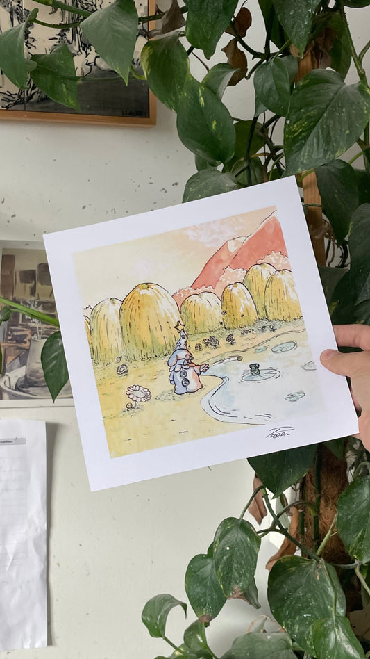 Print 21x21 - Merlin et Firmin